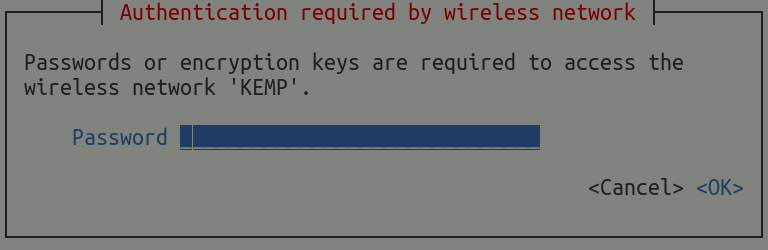Selecting a Wi-Fi network to connect to